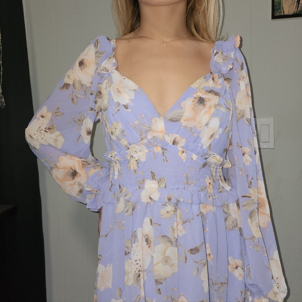 NWT Gorgeous Akira Boho Floral Maxi Dress - Picture 8 of 10